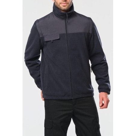 Veste polaire manches amovibles homme personnalisable