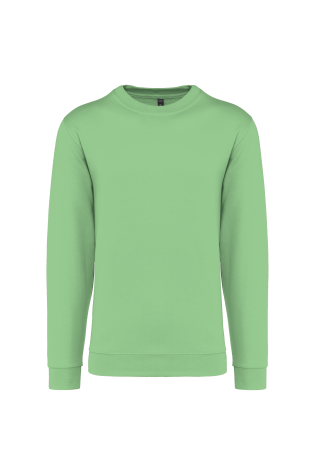 Sweat-shirt col rond vert