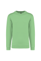 Sweat-shirt col rond vert
