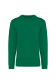 Sweat-shirt col rond vert