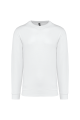 Sweat-shirt col rond blanc