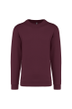 Sweat-shirt col rond wine