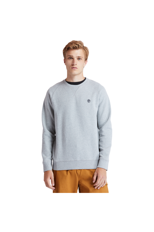Sweat shirt col rond Exeter River gris