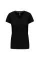 Tee-shirt col V noir