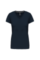 Tee-shirt col V navy
