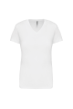 Tee-shirt col V blanc