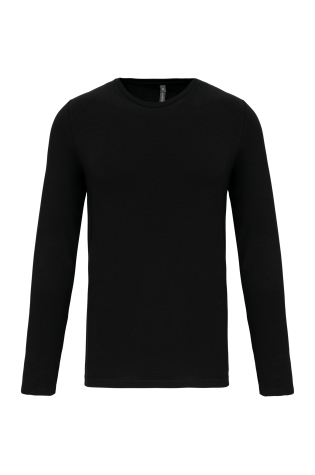 T-shirt col rond manches longues homme personnalisable
