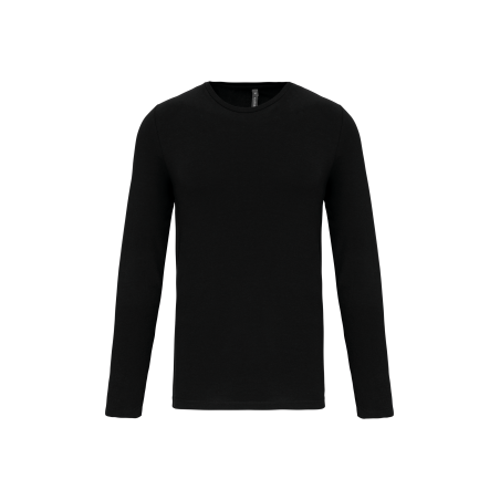 T-shirt col rond manches longues homme personnalisable