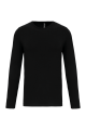 T-shirt col rond manches longues homme personnalisable