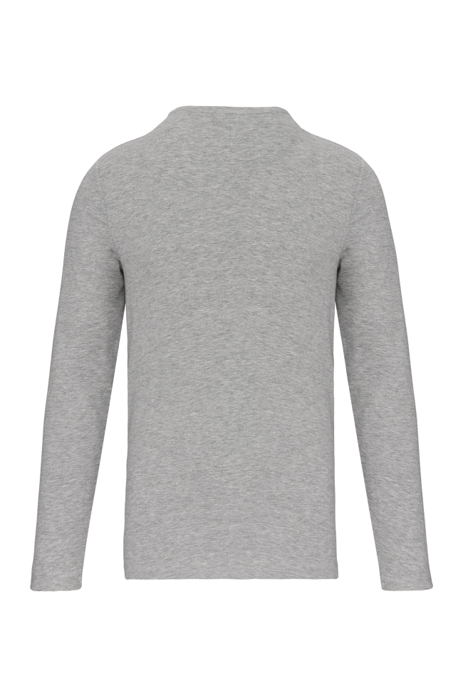 T-shirt col rond manches longues homme