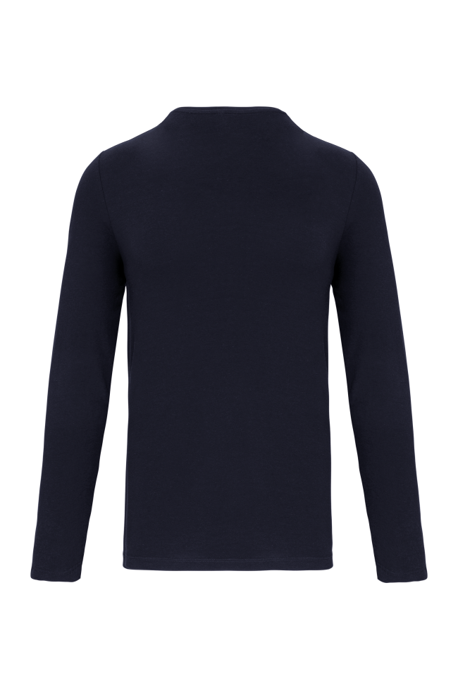 T-shirt col rond manches longues homme