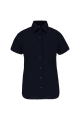 Chemise coton / élasthanne manches courtes femme personnalisable