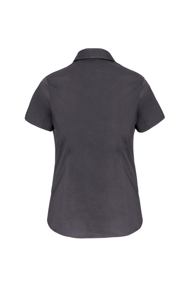 Chemise coton / élasthanne manches courtes femme personnalisable