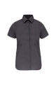 Chemise coton / élasthanne manches courtes femme personnalisable