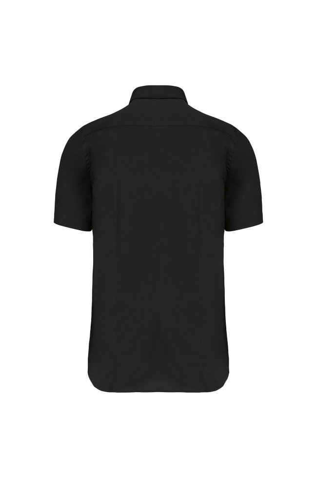Chemise coton / élasthanne manches courtes