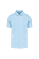 Chemise coton / élasthanne manches courtes
