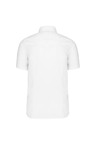Chemise coton / élasthanne manches courtes