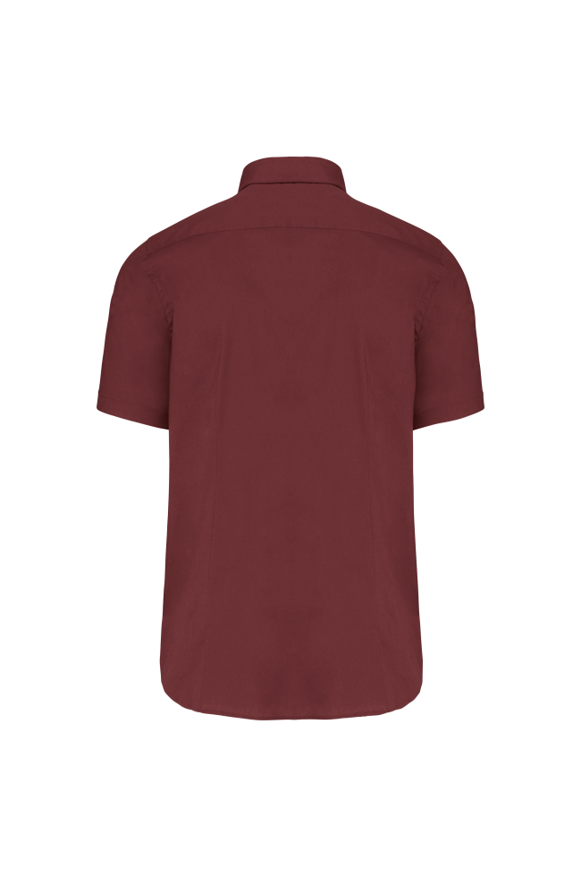 Chemise coton / élasthanne manches courtes