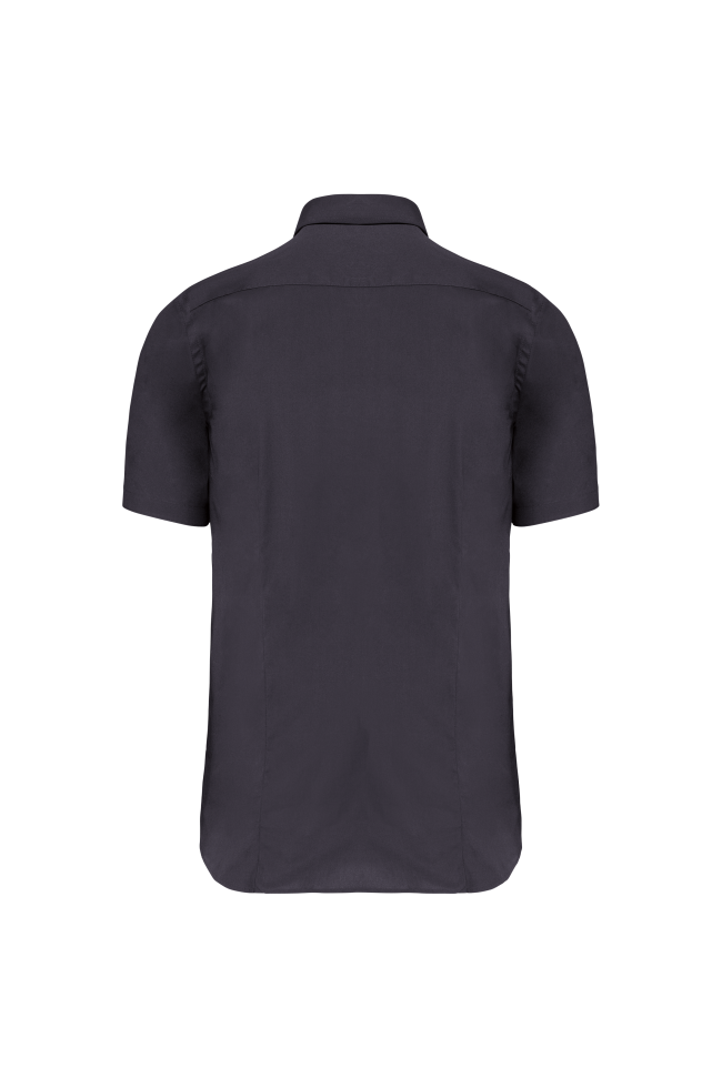 Chemise coton / élasthanne manches courtes