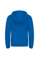 Sweat-shirt capuche zippé enfant bleu
