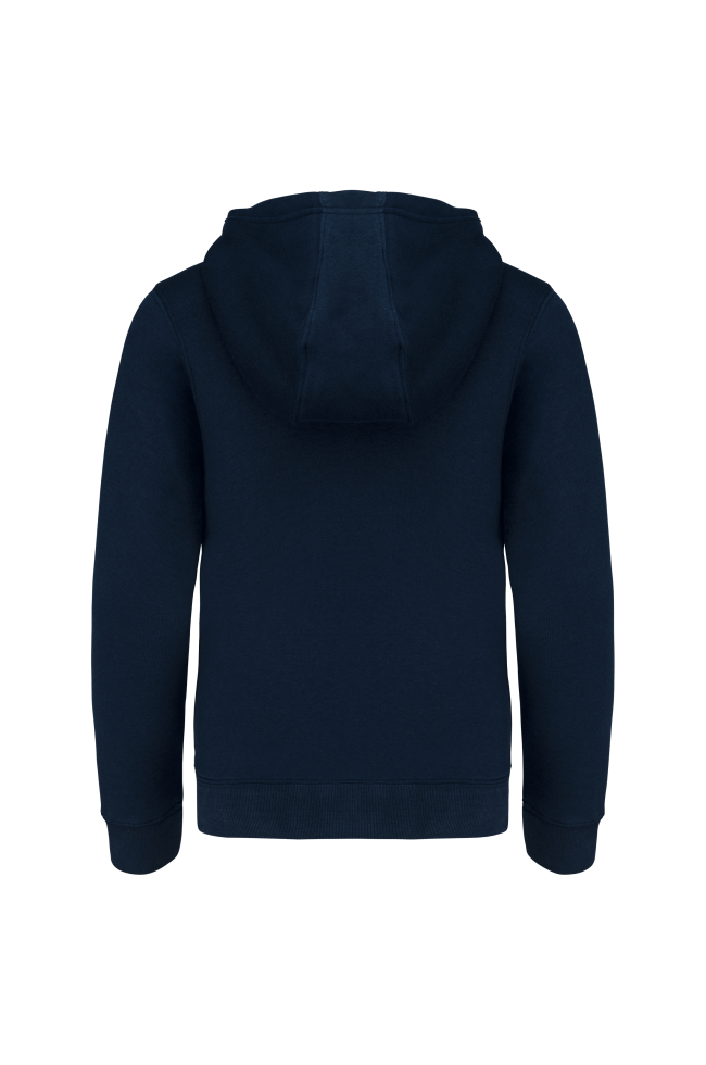 Sweat-shirt capuche zippé enfant navy