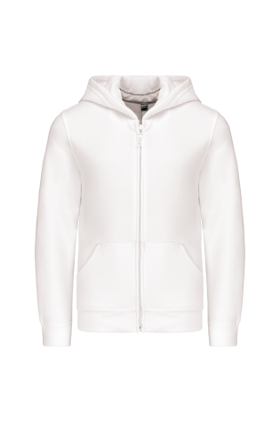 Sweat-shirt capuche zippé enfant personnalisable | 150 Cover
