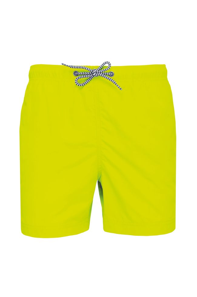 Short de bain ProAct personnalisé jaune