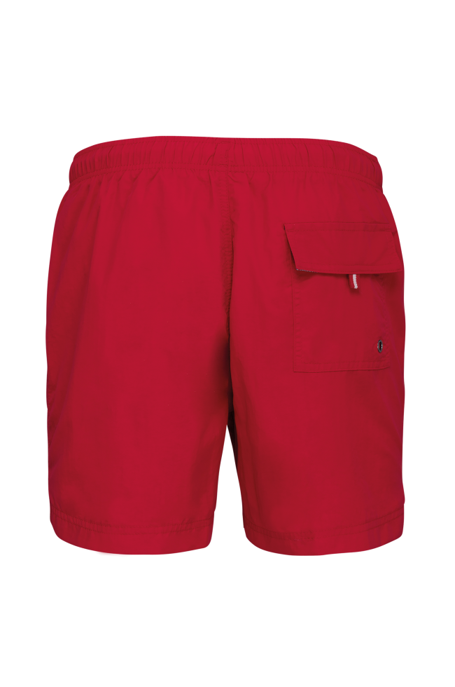 Short de bain ProAct personnalisé rouge