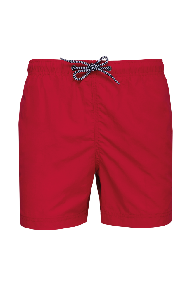 Short de bain ProAct personnalisé rouge