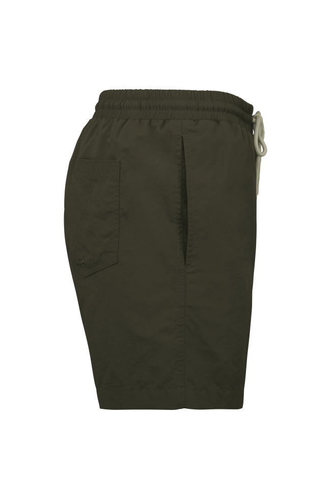 Short de bain écoresponsable kaki