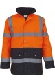 Veste de Sécurité chaude Haute Visibilité orange