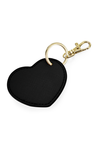 Porte-clés coeur noir