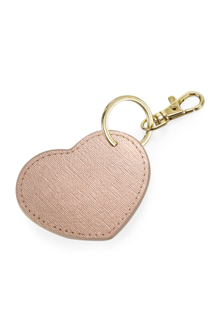 Porte-clés coeur brillant