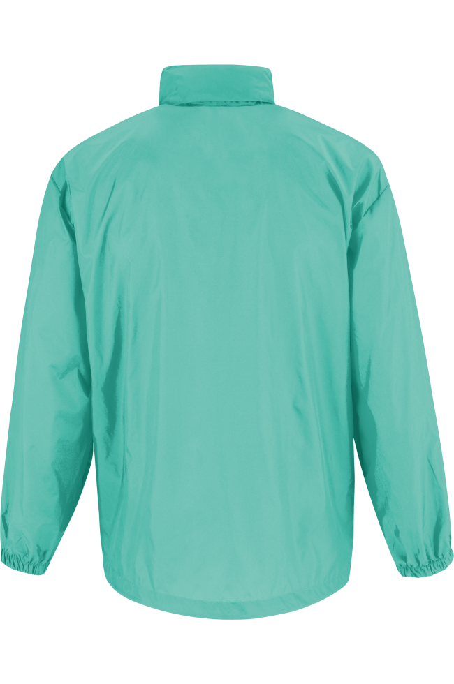 Coupe vent homme vert bleu personnalisable