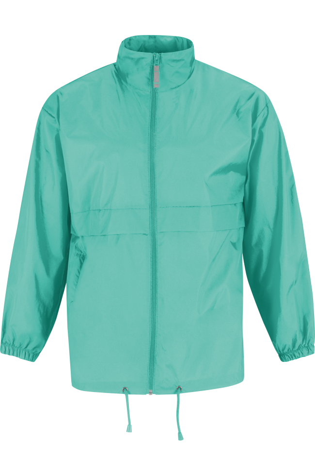 Coupe vent homme vert bleu personnalisable