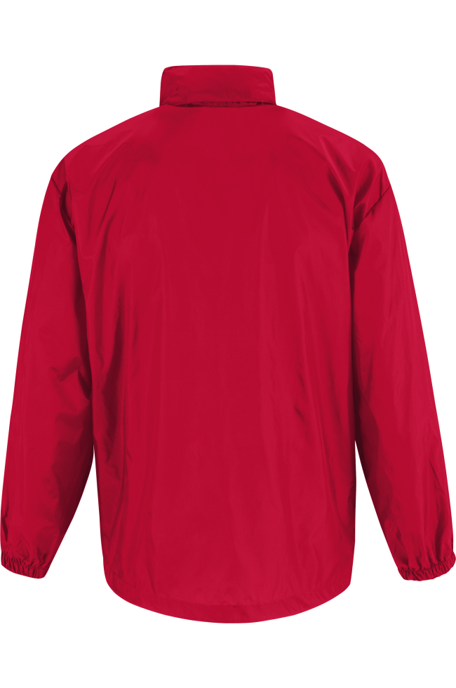 Coupe vent homme rouge personnalisable