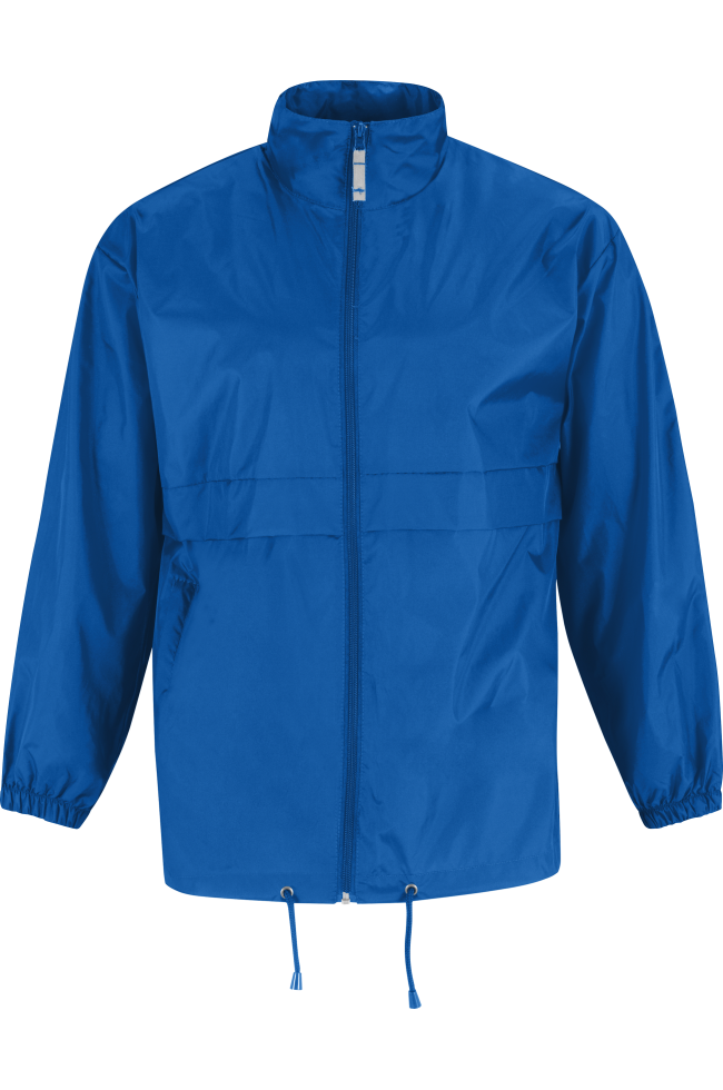 Coupe vent homme bleu personnalisable