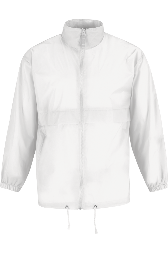 Coupe vent homme blanc personnalisable
