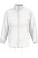 Coupe vent homme blanc personnalisable