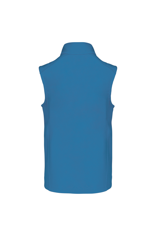 Bodywarmer softshell sans manches homme personnalisable