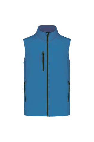 Bodywarmer softshell sans manches homme personnalisable