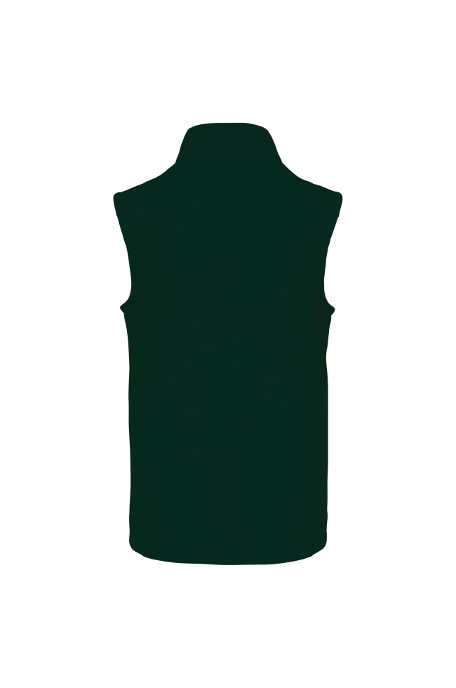 Bodywarmer softshell sans manches homme personnalisable