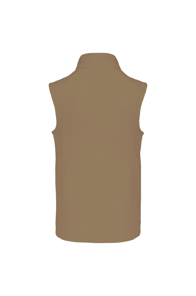 Bodywarmer softshell sans manches homme personnalisable