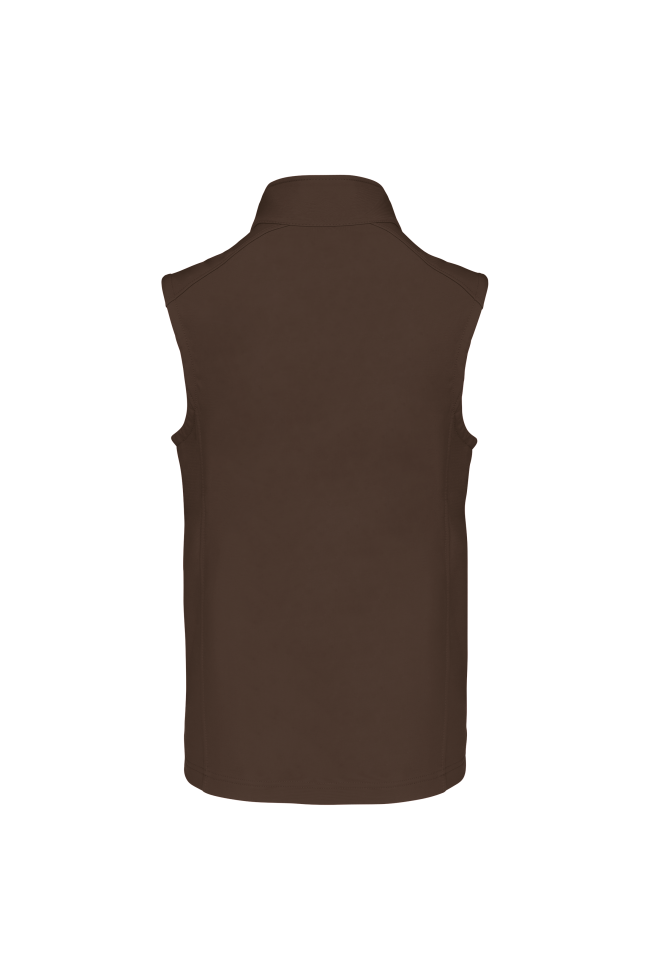 Bodywarmer softshell sans manches homme personnalisable