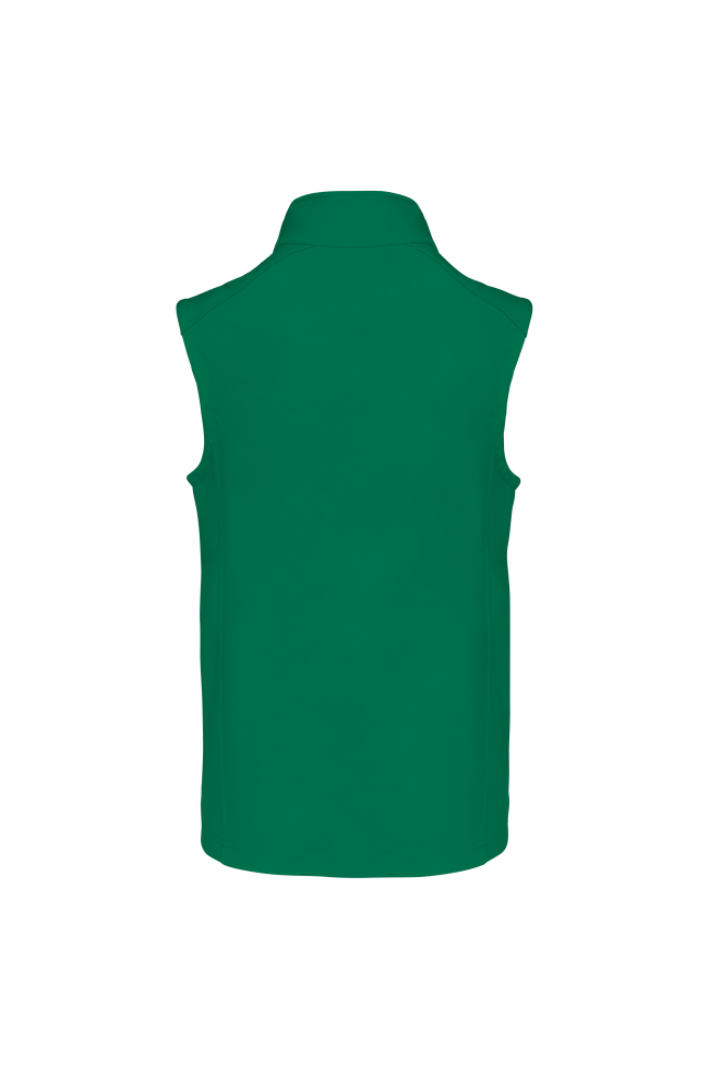 Bodywarmer softshell sans manches homme personnalisable