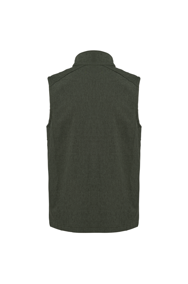 Bodywarmer softshell sans manches homme personnalisable