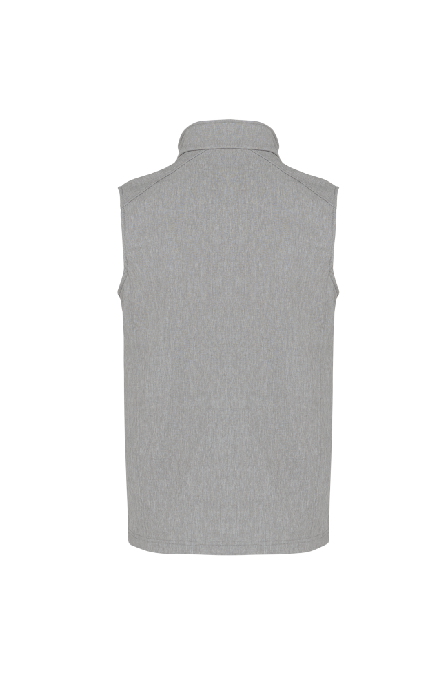 Bodywarmer softshell sans manches homme personnalisable