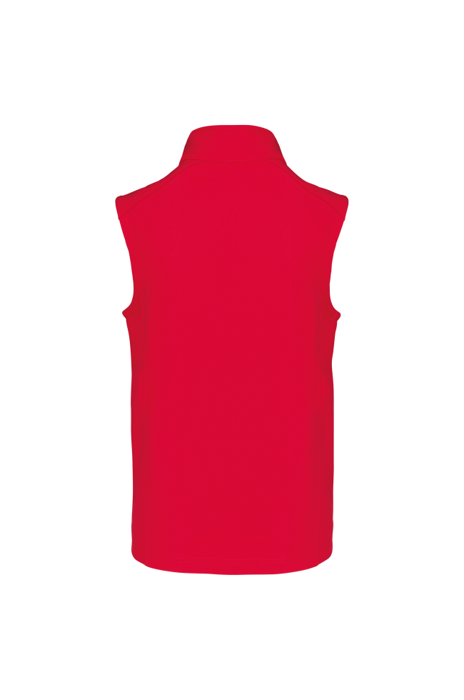 Bodywarmer softshell sans manches homme personnalisable