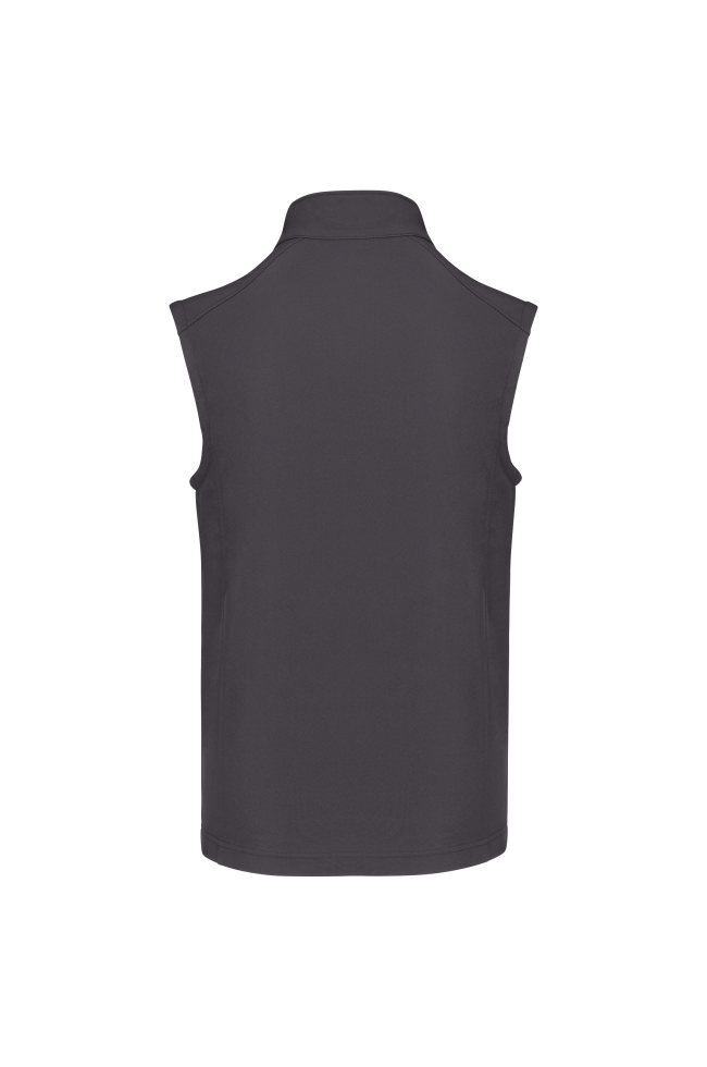 Bodywarmer softshell sans manches homme personnalisable