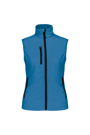 Bodywarmer softshell sans manches femme personnalisable